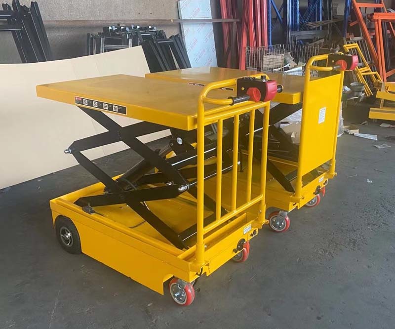 手推式升降平臺車 手推式升降平臺車